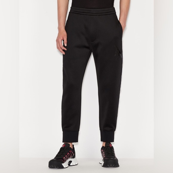 ARMANI EXCHANGE MACRO LOGO JOGGER SWEATPANTS - Picture 3 of 10